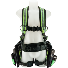 Colossus TRU-VIS Utility Harness with Bags - XLarge