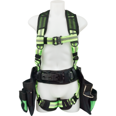 Crusader TRU-VIS Comfort Harness with bags - Medium-Large